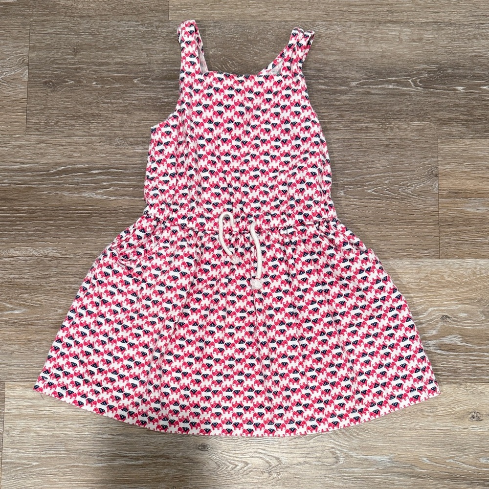 Carter's Pink and White Patterned Dress